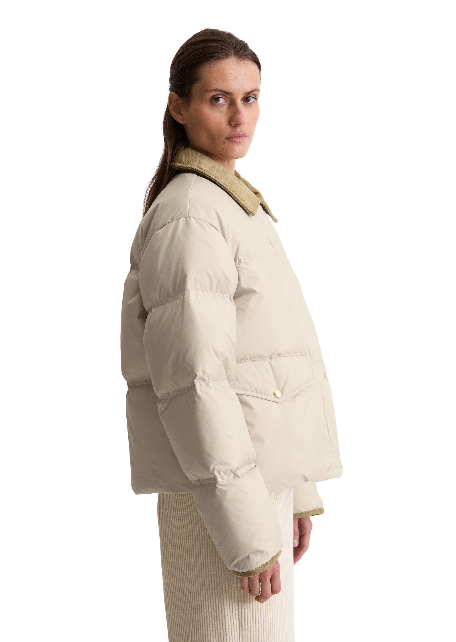Marc O'Polo Outdoorjacke im Barnjacket-Stil aus recyceltem Polyester