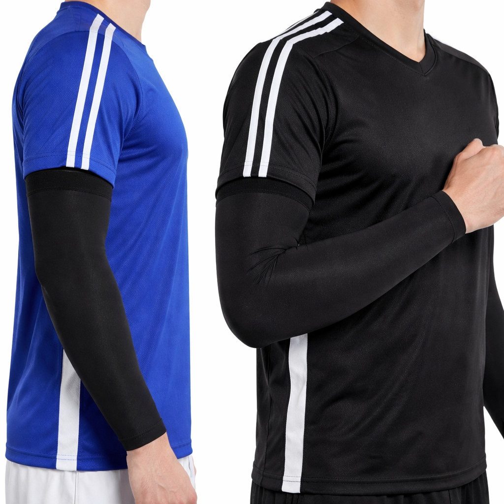 Aymasal Unterkleid Armstulpen mit UV-Schutz, Einzel, 3er-/4er-Pack, Unisex (Spar-Set, Mehrteilig) Mit UV-Schutz; elastische Passform; bedeckt Unterarme und Handgelenke
