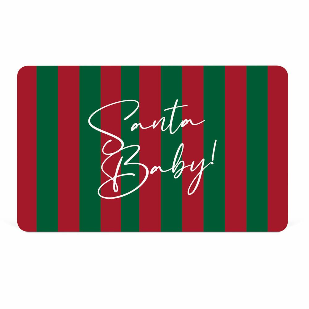 PPD Frühstücksbrett Santa Baby! D@H Tray, 14.3 x 23.3 cm, Resopal