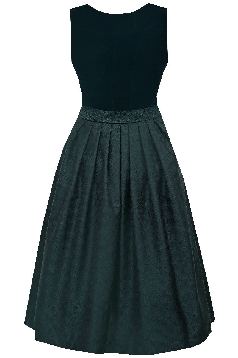 MarJo Dirndl Samt Dirndl 2tlg. - GRAFLING - flaschengrün