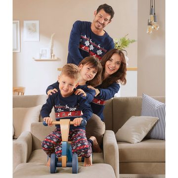 Erwin Müller Pyjama Kinder-Schlafanzug Single-Jersey gemustert