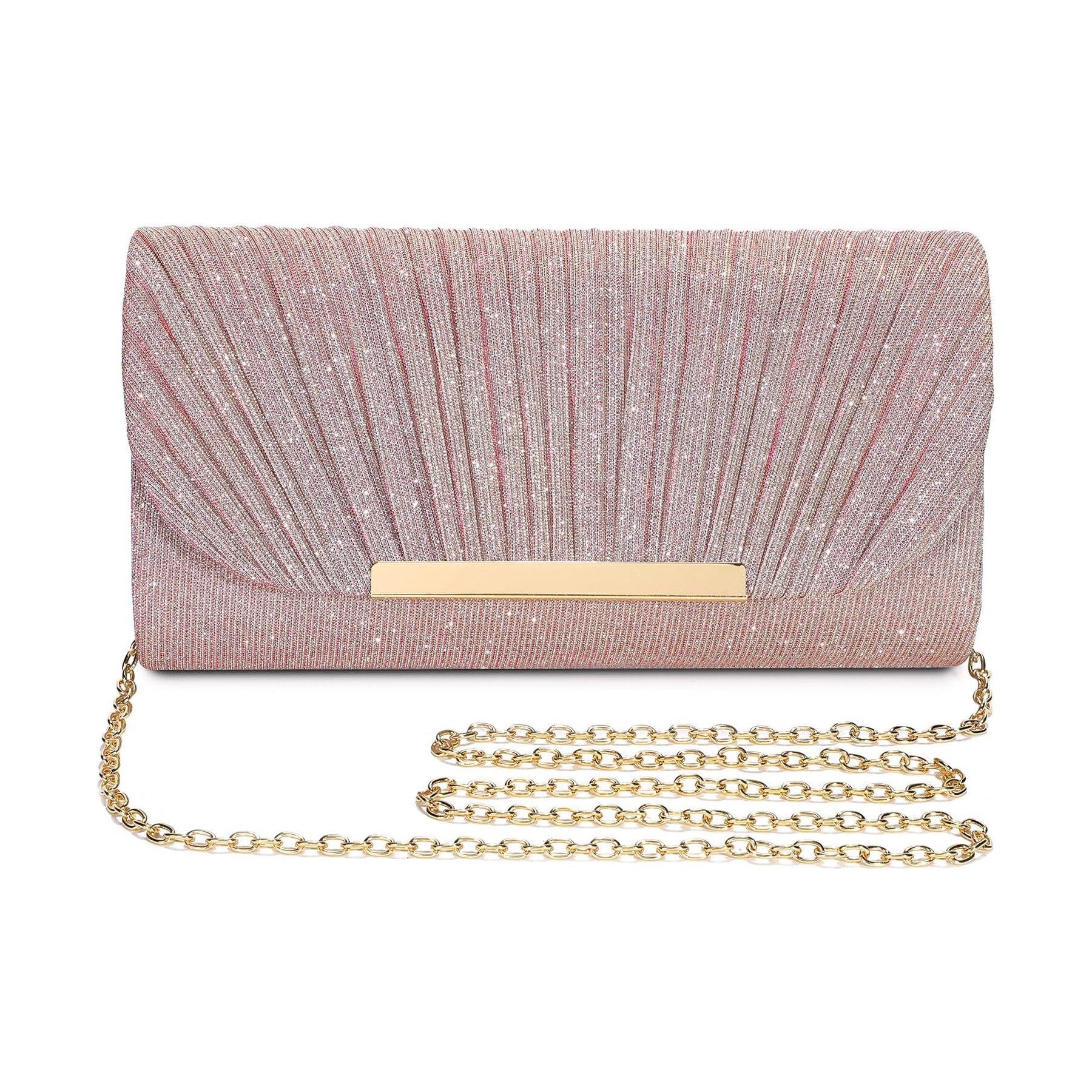 nsihing Abendtasche Brautabendtasche,glänzende Handtasche