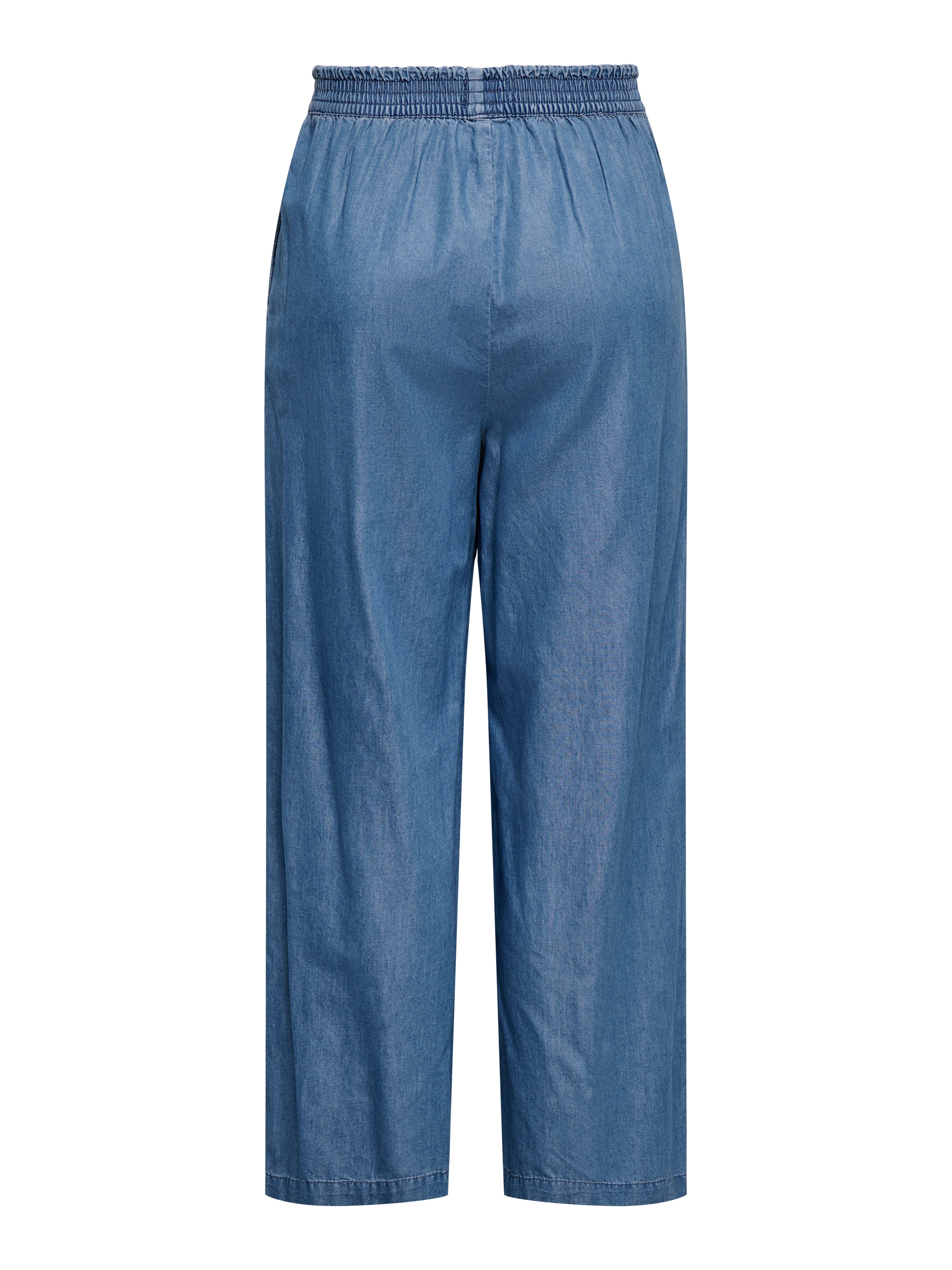 ONLY Weite Jeans ONLETTY-BEA ELASTIC WIDE DNM QYT Baumwollmischung, regular waist