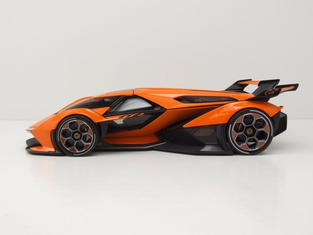 Maisto® Modellauto Lamborghini V12 Vision Gran Turismo orange, Maßstab 1:18