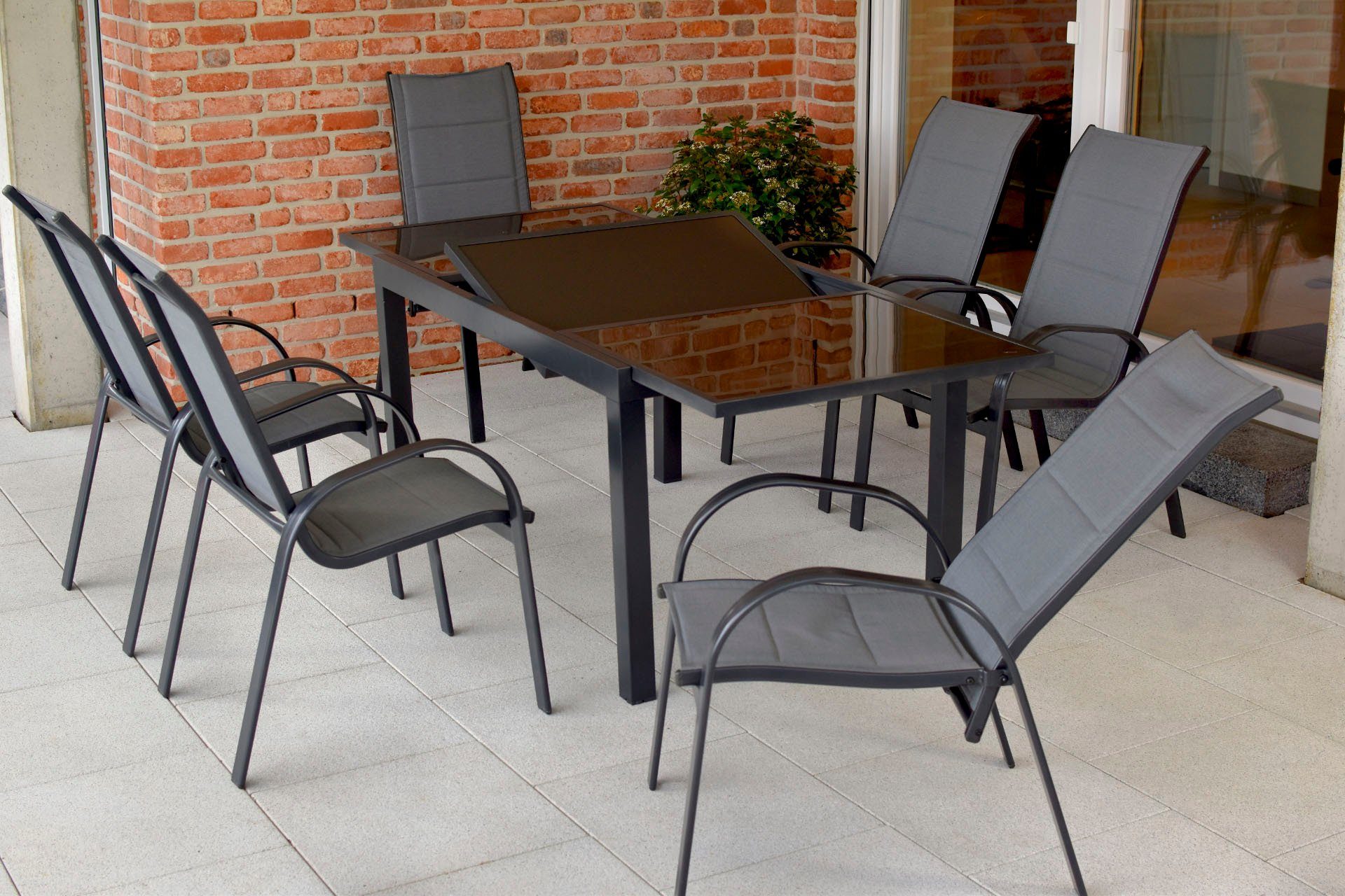 MERXX Garten-Essgruppe Amalfi, (7-tlg)