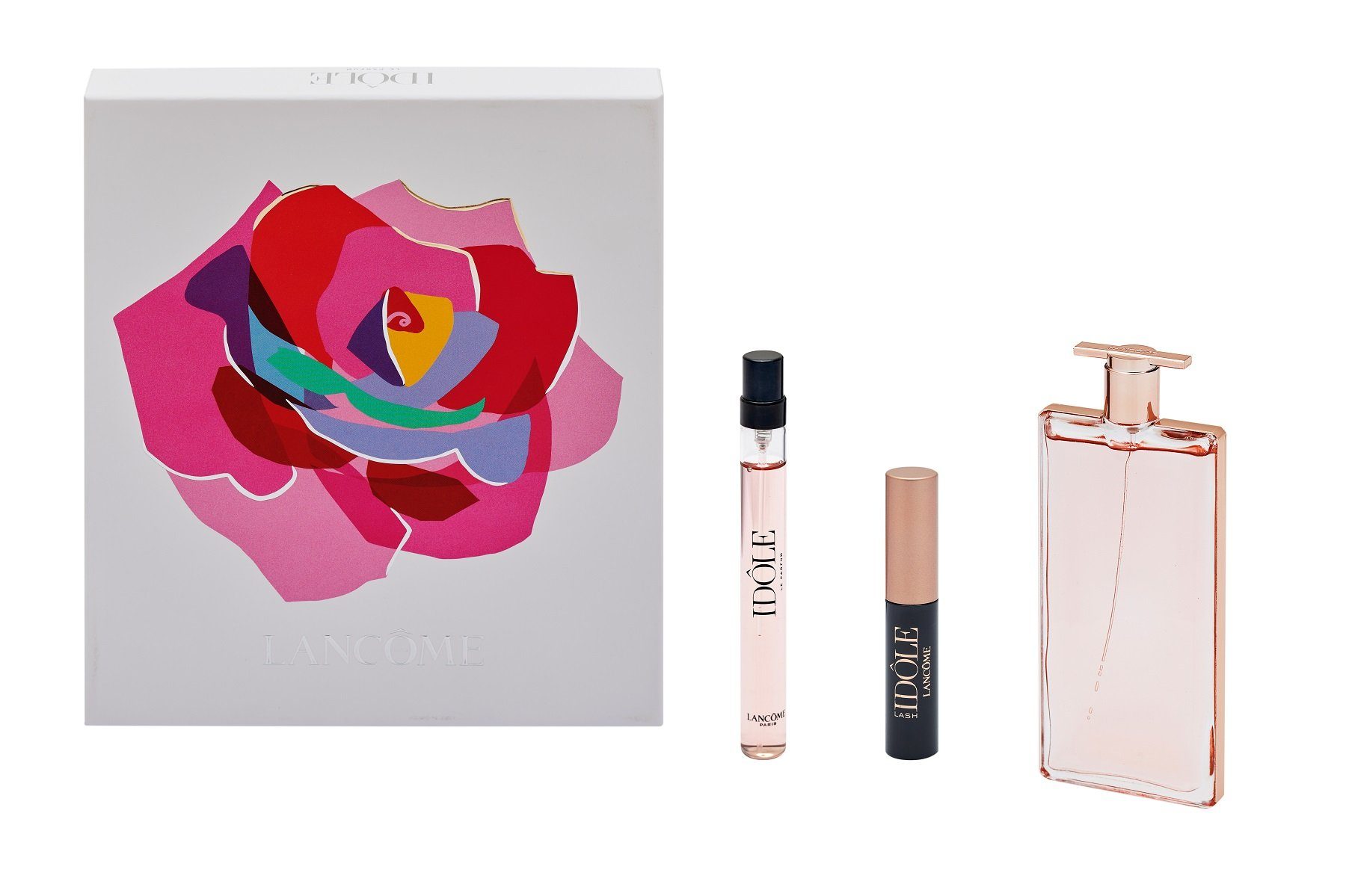 LANCOME Duft-Set LANCOME Pflege-Geschenkbox Idôle Luxuspflege, 3-tlg., 3-tlg., Geschenkset von Idole | Duft-Sets