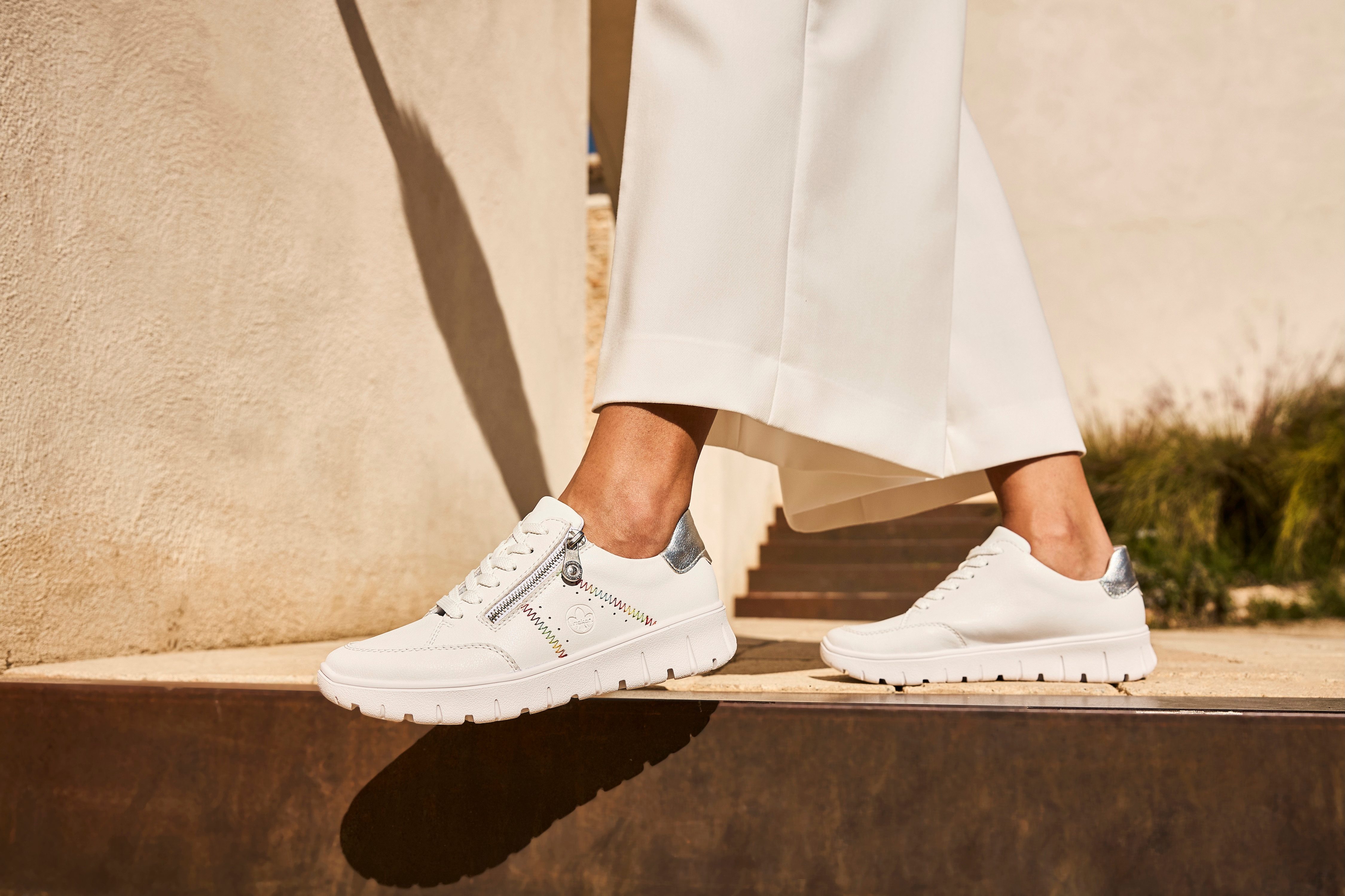 Rieker Sneaker, Schnürschuh, Halbschuh, Freizeitsneaker, seitlicher günstig online kaufen