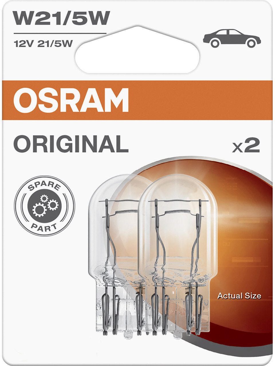 Osram KFZ-Ersatzleuchte Osram Signallampe W21/5W Original 2.0 2 Stück von Osram
