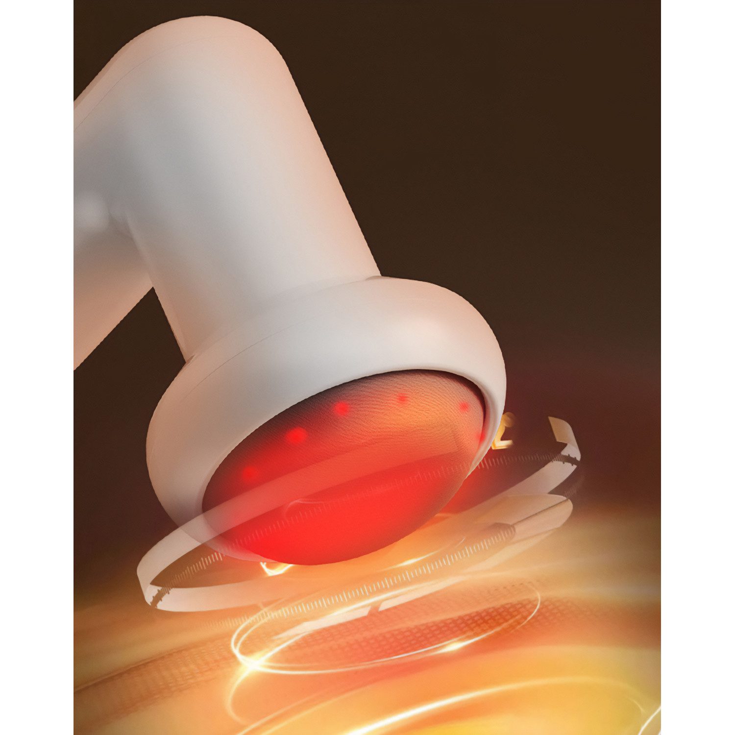 MEDIA-TECH Massagegerät Massagegewehr Anti-Cellulite-Massagegerät MT6536, 6 Geschwindigkeiten und 3 Massagemodi
