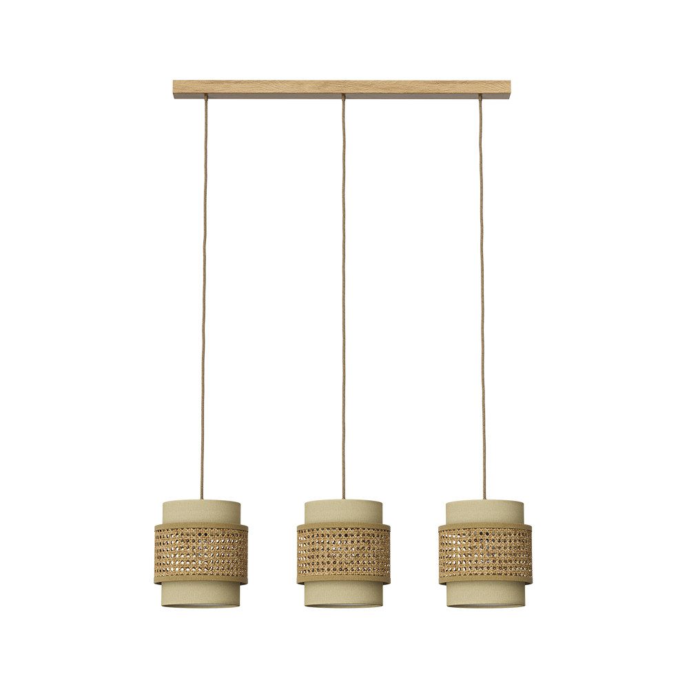 Vicco LED-Hängeleuchte Morten, Rattan/Creme, 70 x günstig online kaufen