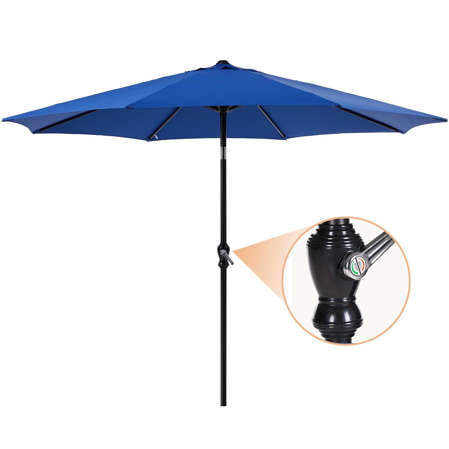 DUMOS Sonnenschirm Ø 274 cm Strand günstig online kaufen