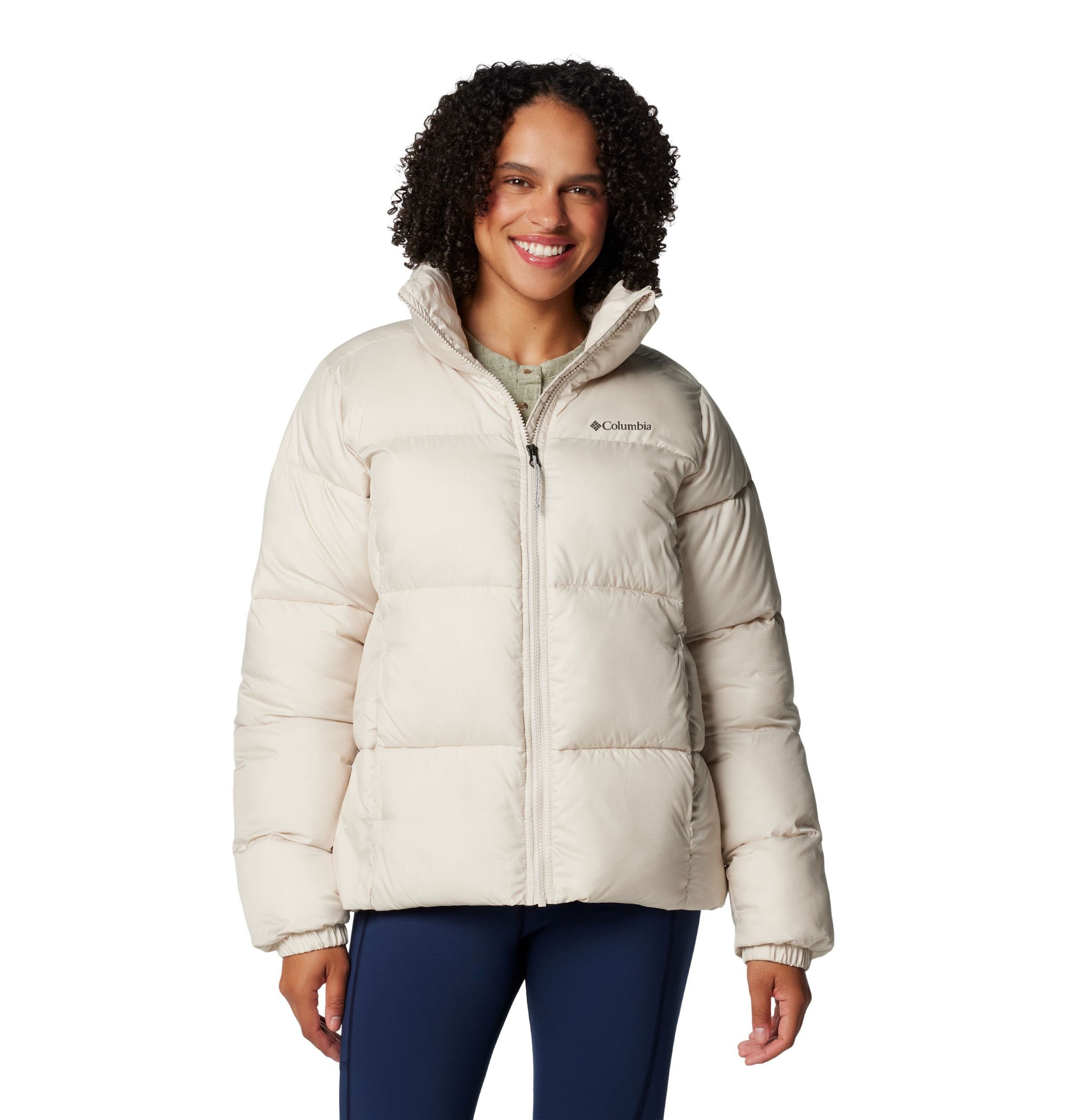 Columbia Winterjacke Puffect II Full Zip (Thermarator™ Isolierung) beige Damen