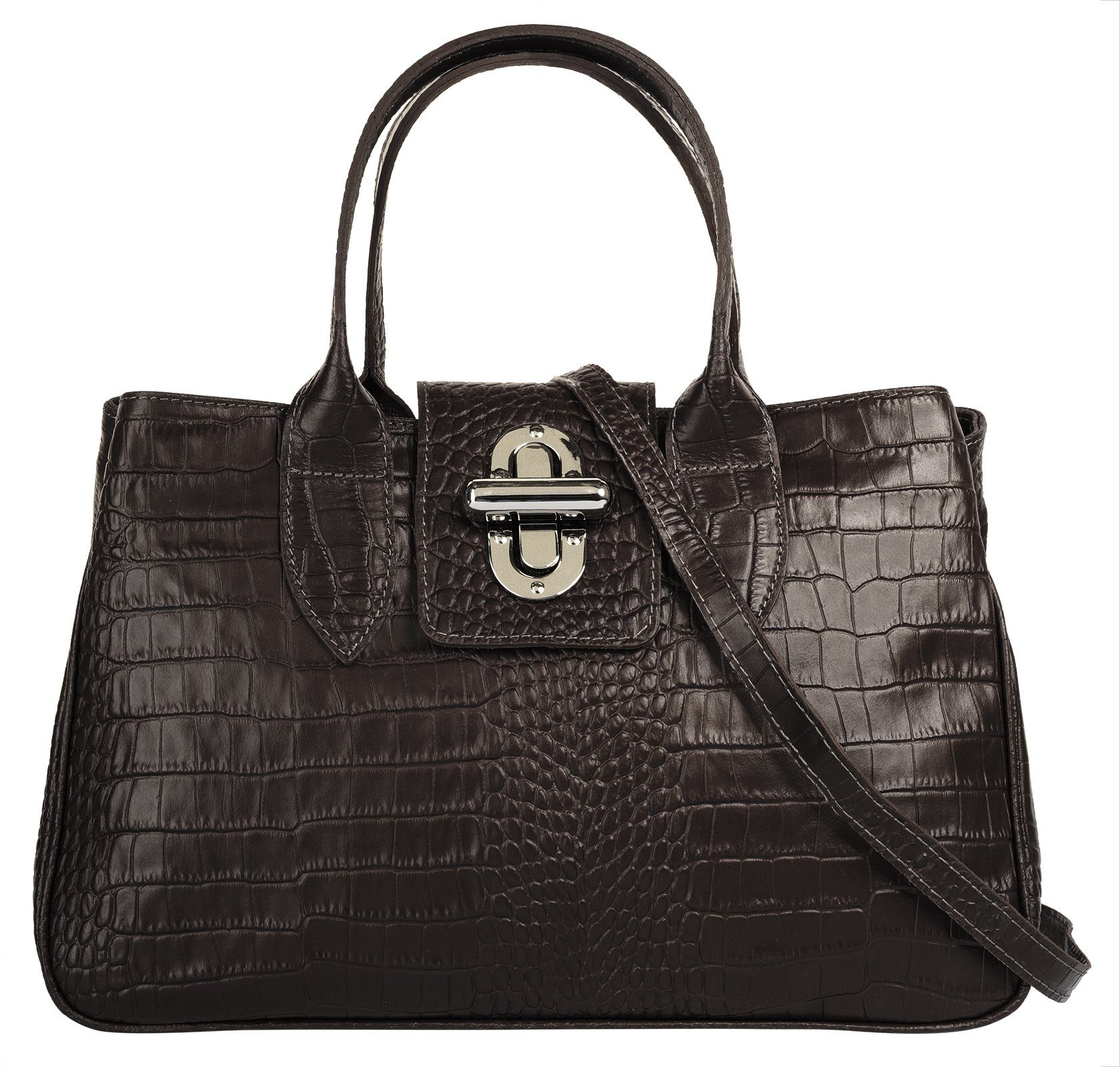 Cluty Henkeltasche, echt Leder, Made in günstig online kaufen
