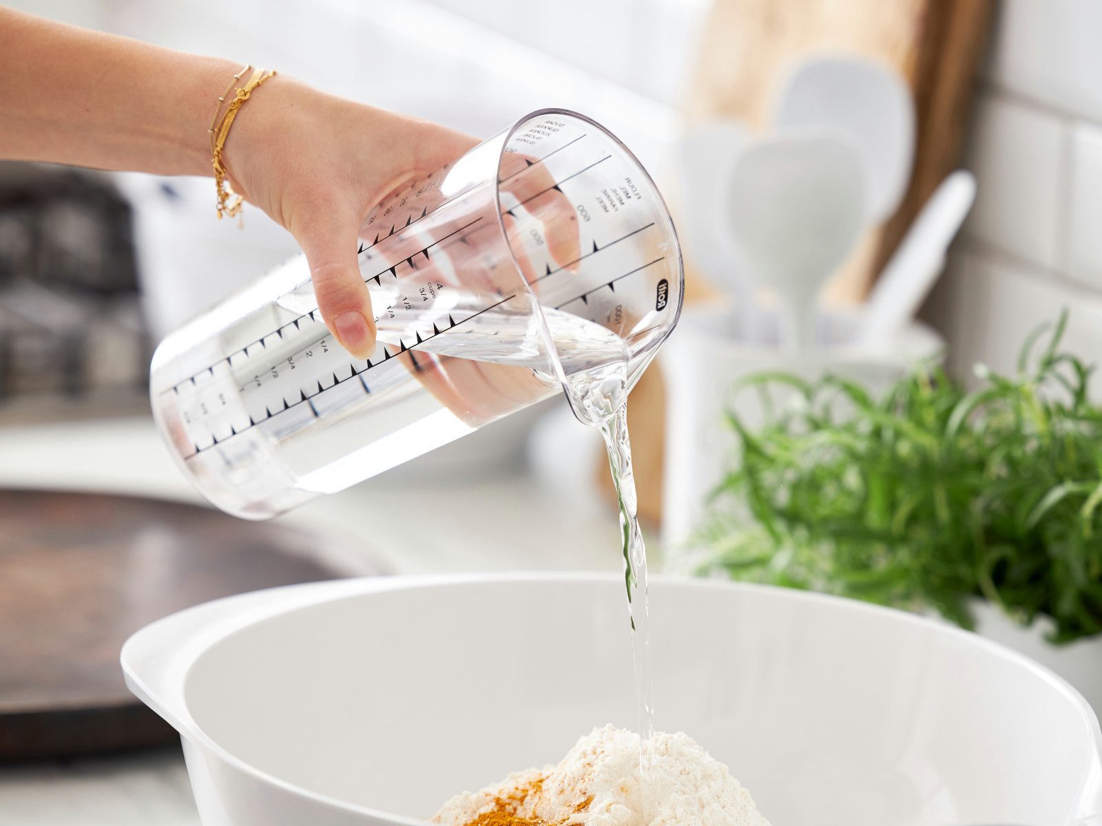 ROSTI Messbecher Messbecher transparent 1l, SAN (Styro-Acrylnitril-Copolymer)