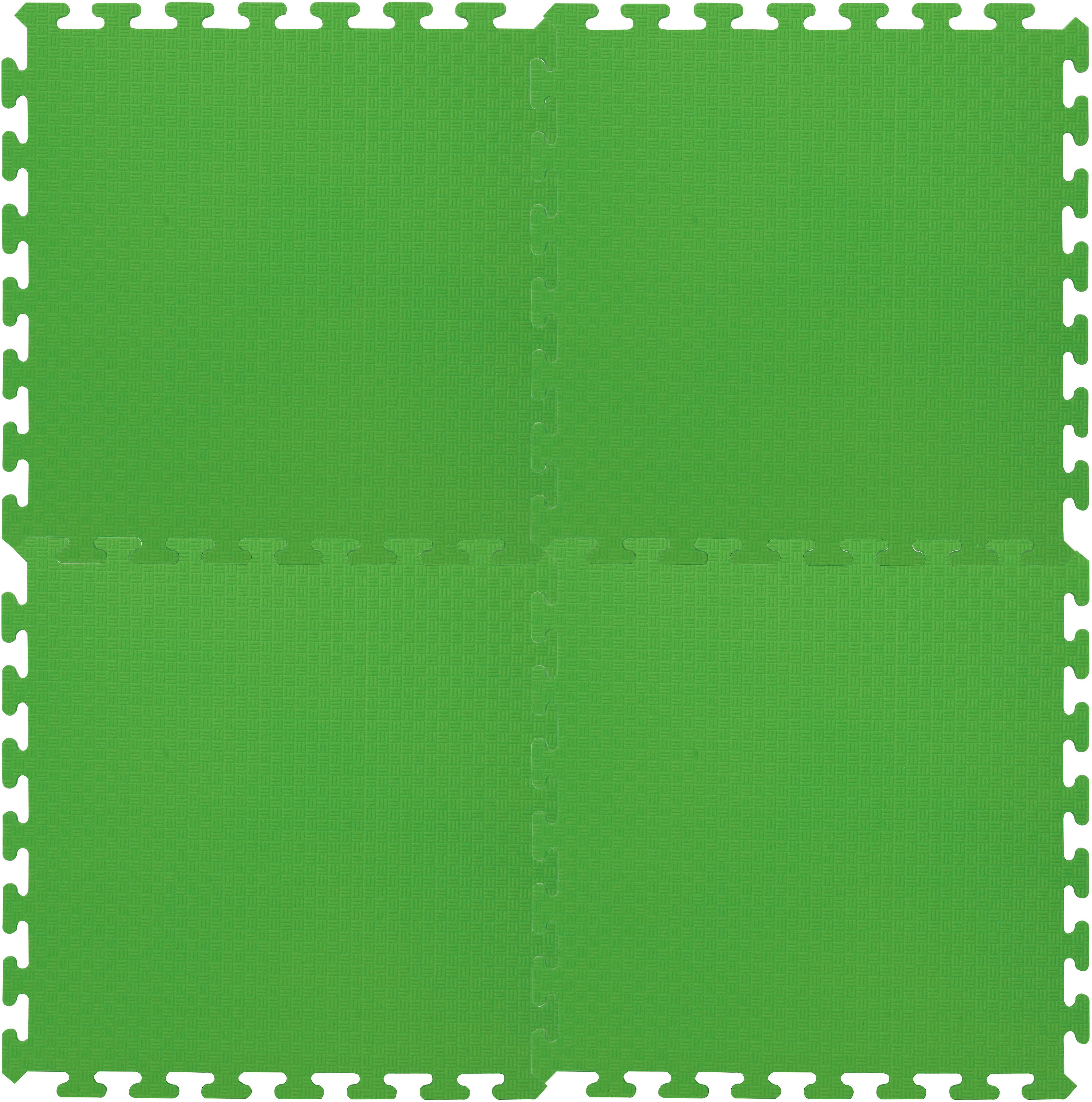 Jamara Puzzle Puzzlematten 50 x 50 cm, grün, 4 Puzzleteile