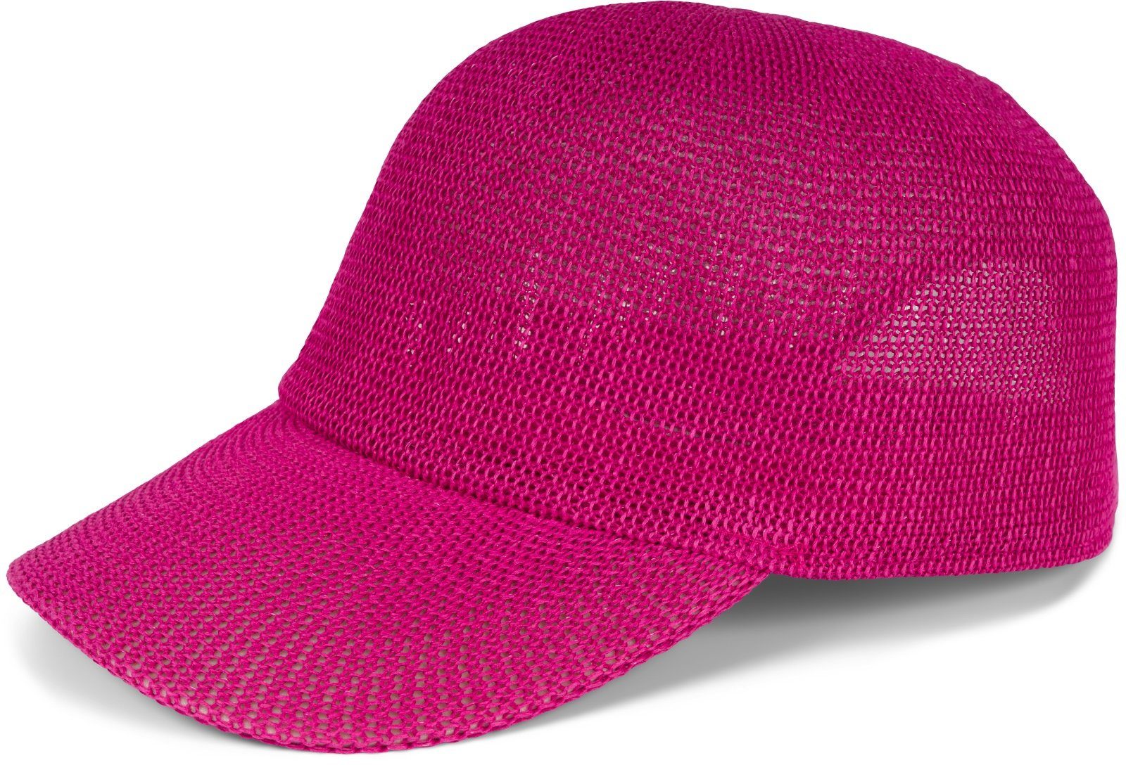 Baseball Baseball Cap Papierstroh Cap (1-St) styleBREAKER Pink