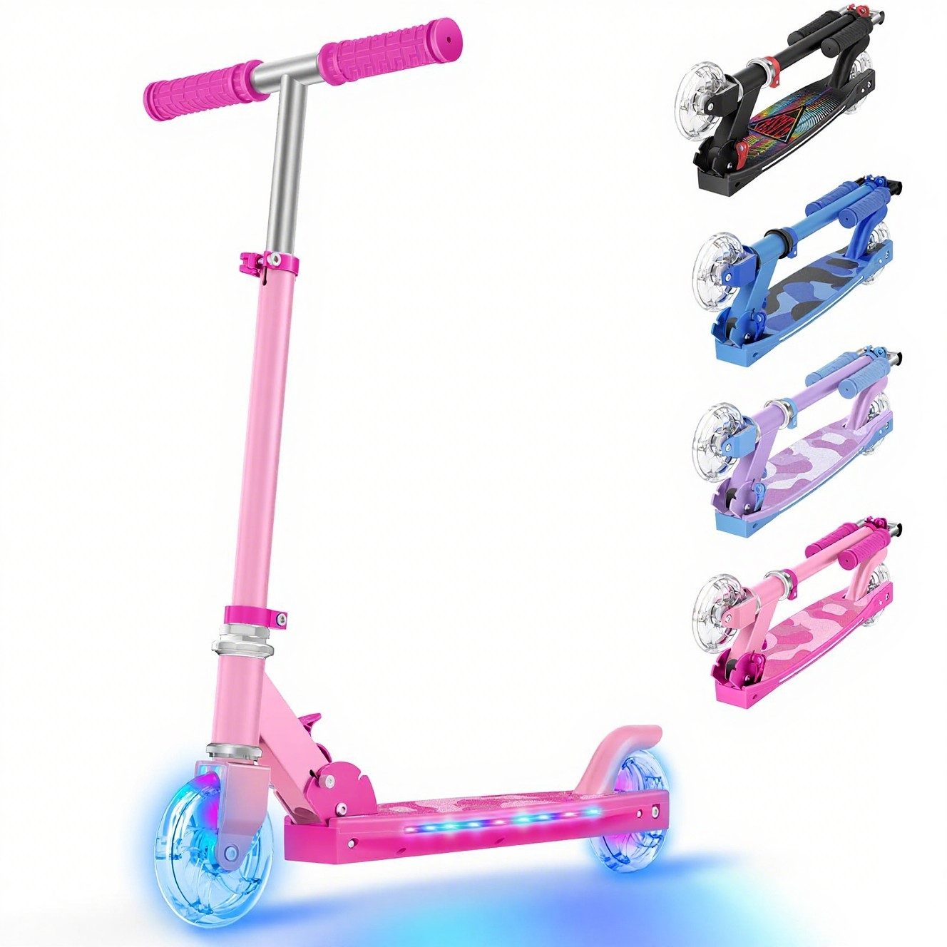 Scooter Kinderroller für Kinder von 5 bis 12 Jahren, zusammenklappbar