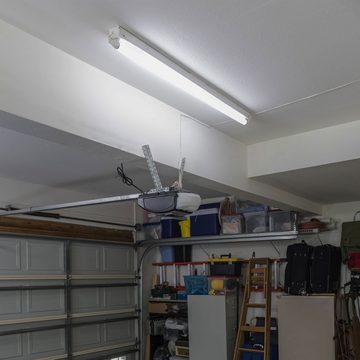 etc-shop LED Deckenleuchte, Leuchtmittel inklusive, Neutralweiß, Wannenleuchte Deckenlampe Deckenleuchte