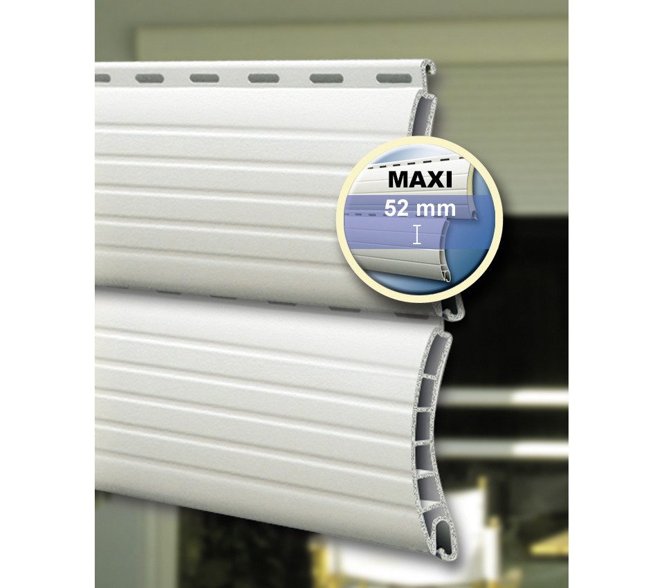 SCHELLENBERG Rollladenpanzer Schellenberg Rollladenprofil Maxi 120 cm weiß