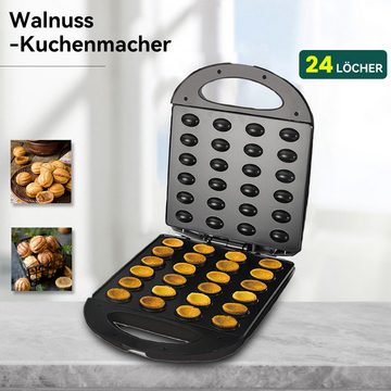 Novzep Waffeleisen Erdnuss-/Keks Backgerät,XL,Antihaftbeschichtung, 140 W