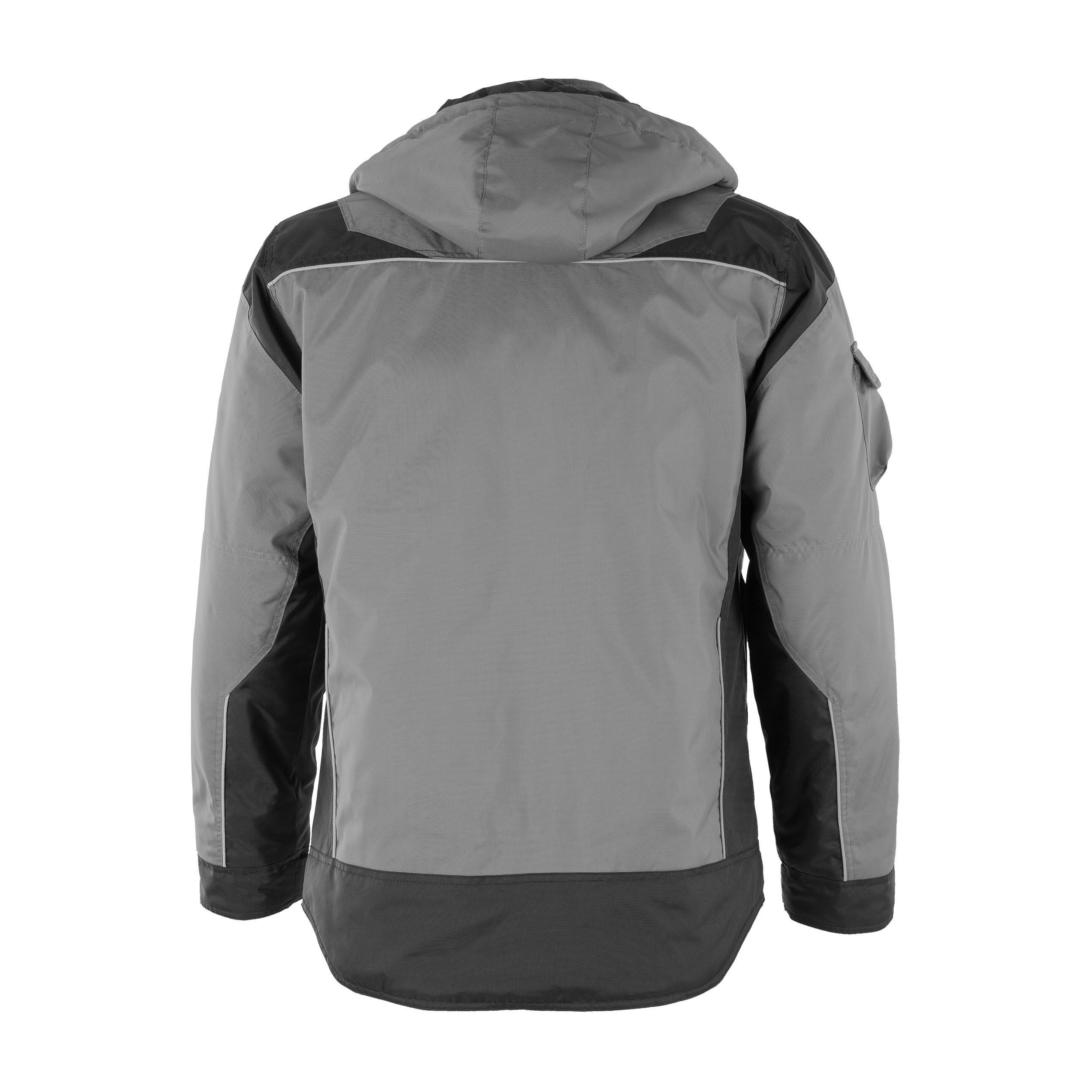 Qualitex Workwear Winterjacke Winterjacke "PRO" grau/schwarz, günstig online kaufen