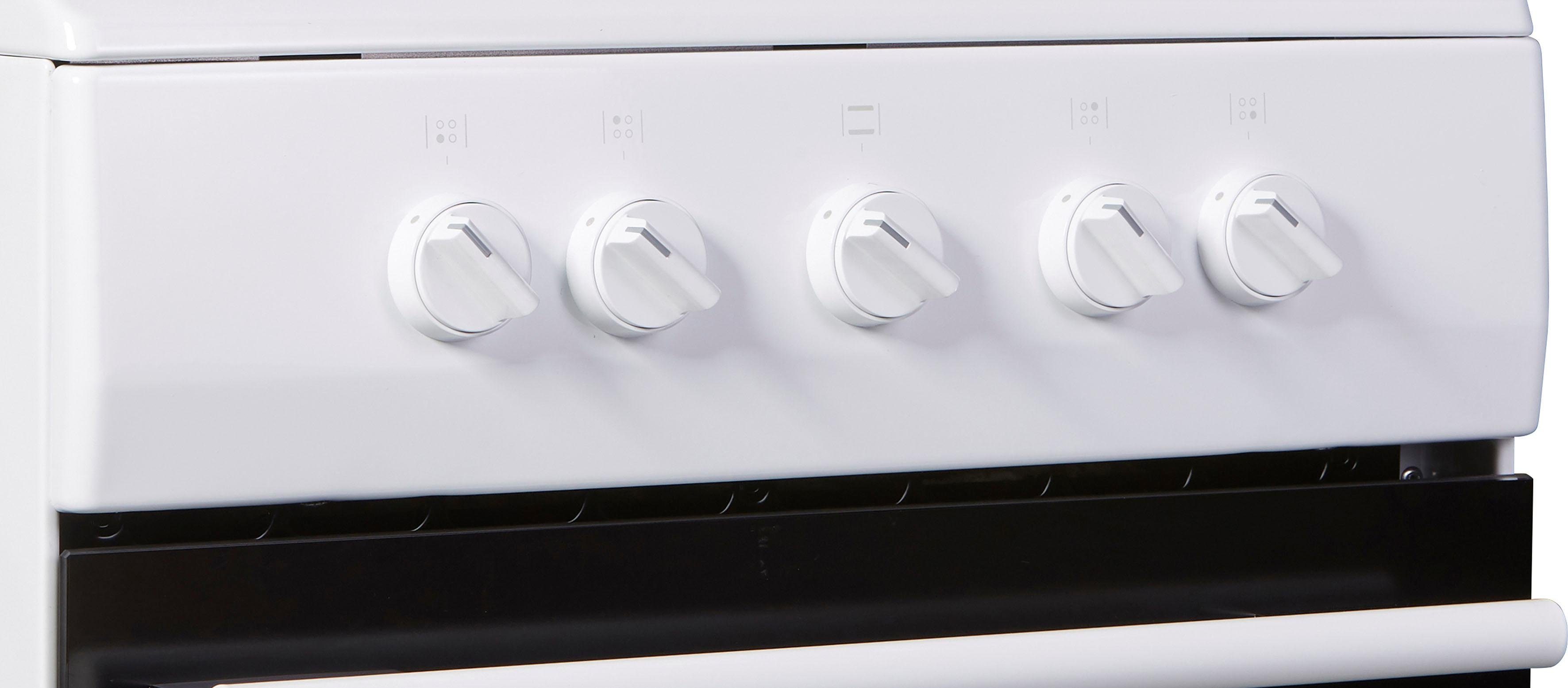 Amica Gas-Standherd SHGG 11502 W, Klassisches Kochen mit direkter Gasflamme und vertrauter Bedienung – Bild 5 von 5