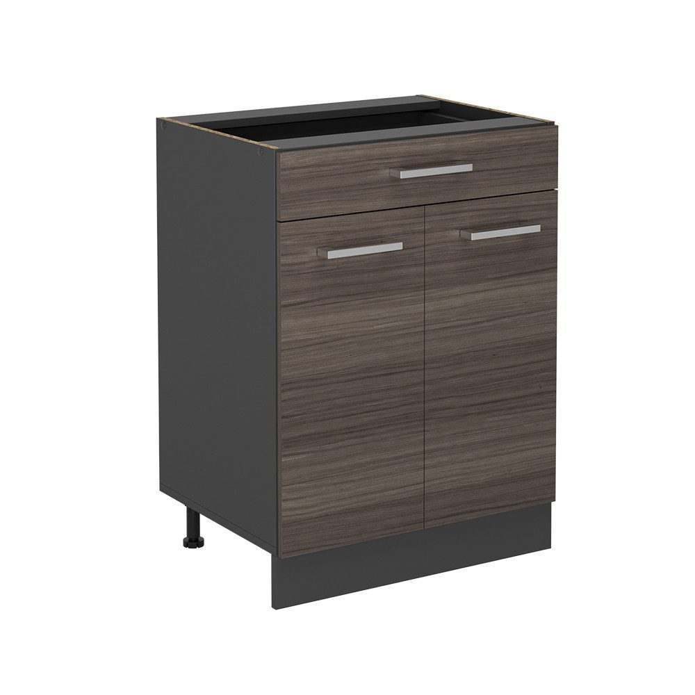 Vicco Unterschrank R-Line, Edelgrau/Anthrazit, 60 cm günstig online kaufen