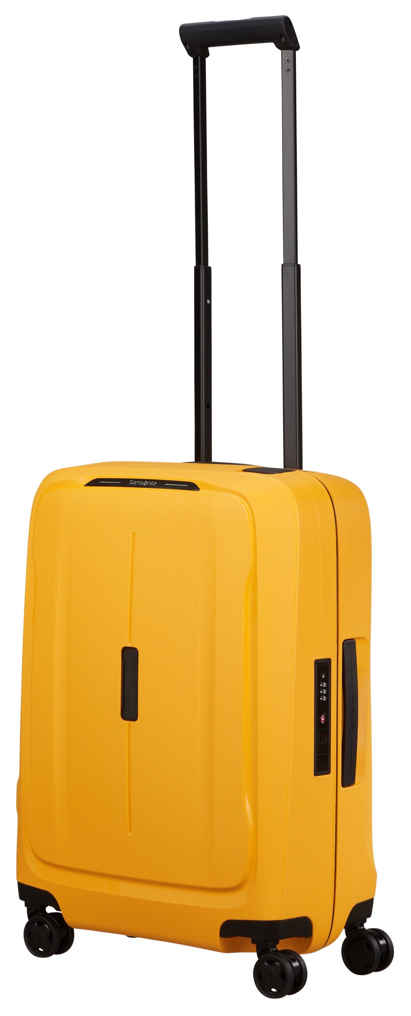 Samsonite Hartschalen-Trolley ESSENS, verschiedene Größen und Farben, 4 Rollen, mit robustem Polypropylen-Gehäuse, mit mehreren Fächern