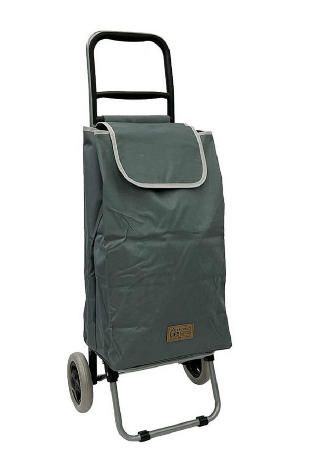 Rungassi Einkaufstrolley Einkaufstrolley Einkaufswagen Shopping Tasche Trolley 011 Farbe: grau