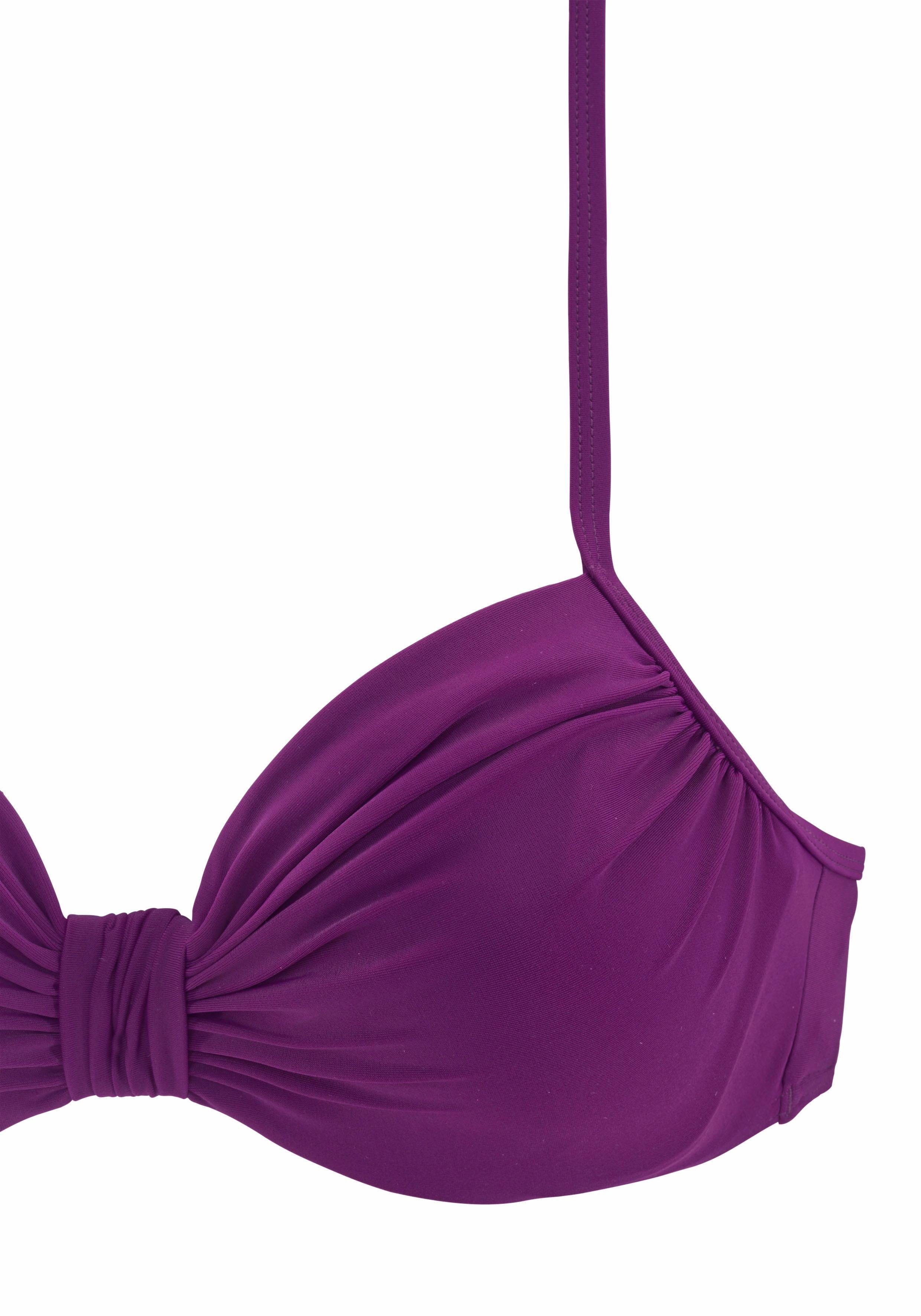 LASCANA Bügel-Bikini mit Raffungen am Cup