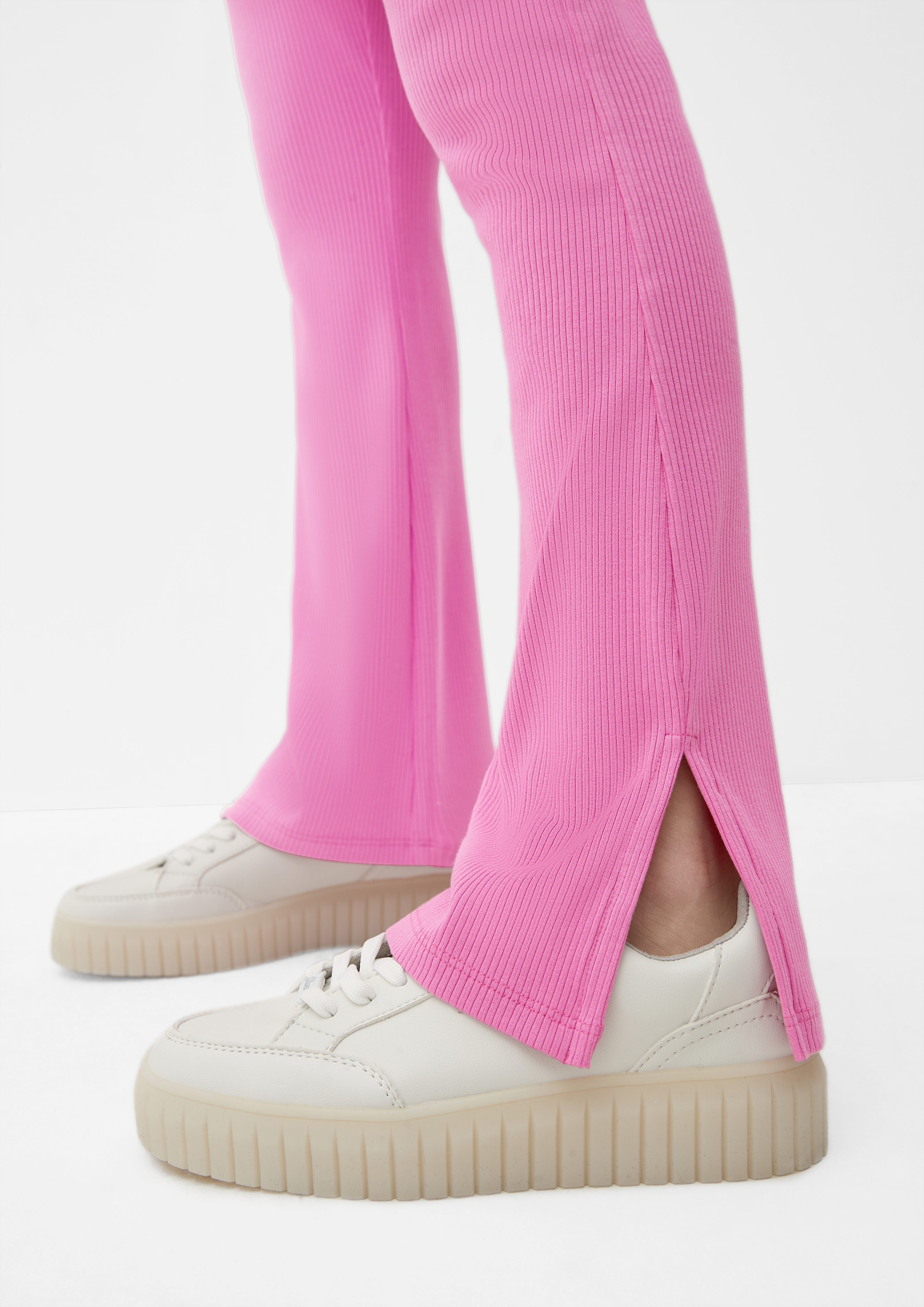 Leggings pink Rippstruktur mit s.Oliver Loose: Leggings