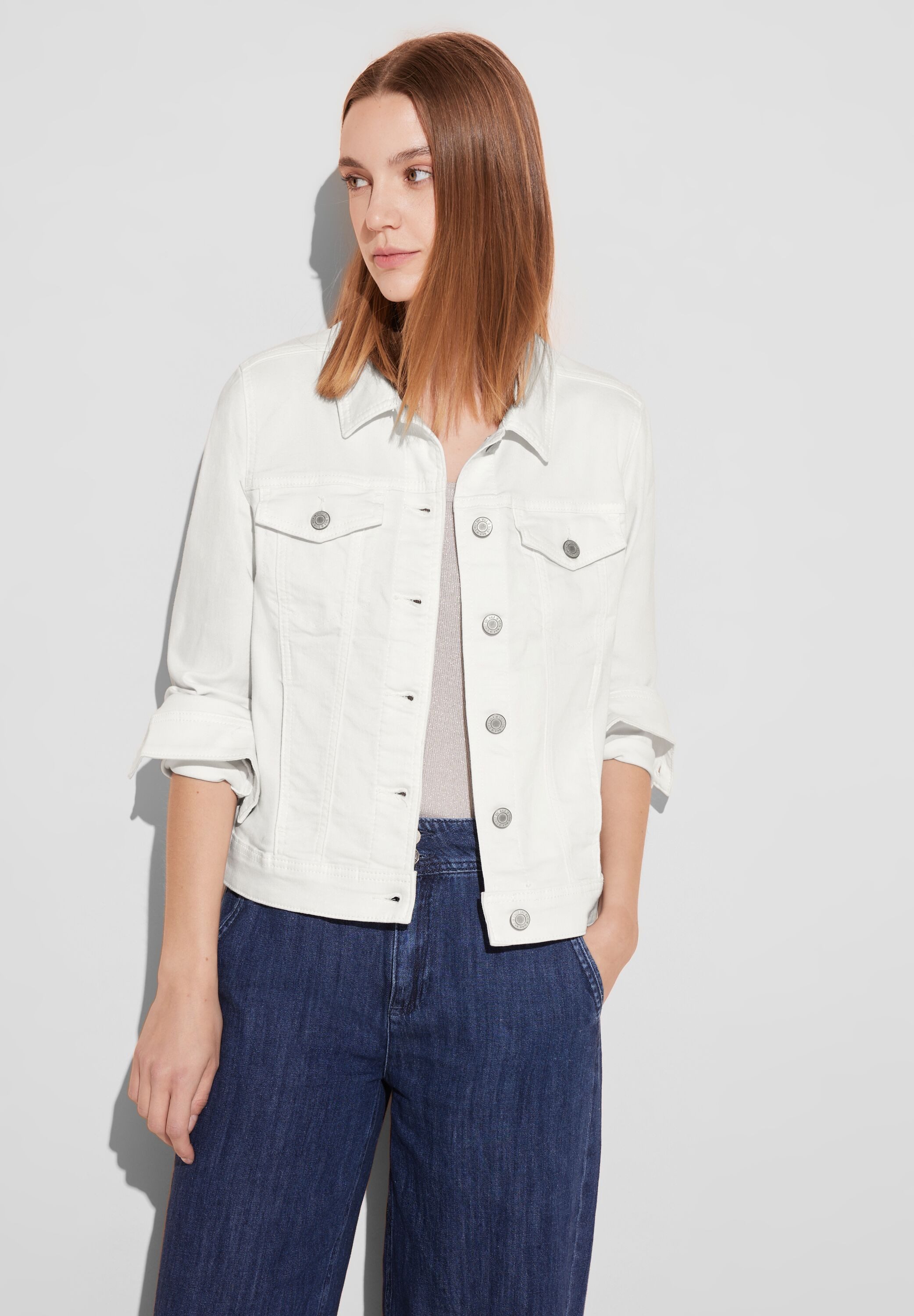 STREET ONE Jeansjacke im soften Baumwoll-Mix