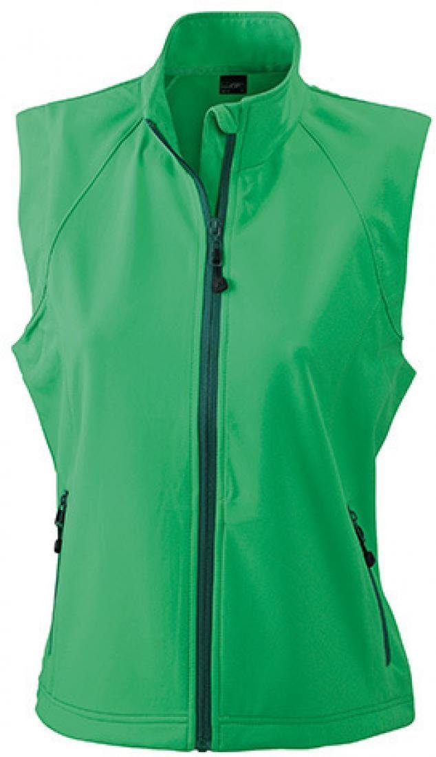 James & Nicholson Funktionsweste Damen Softshell Vest / Wind- und wasserdicht