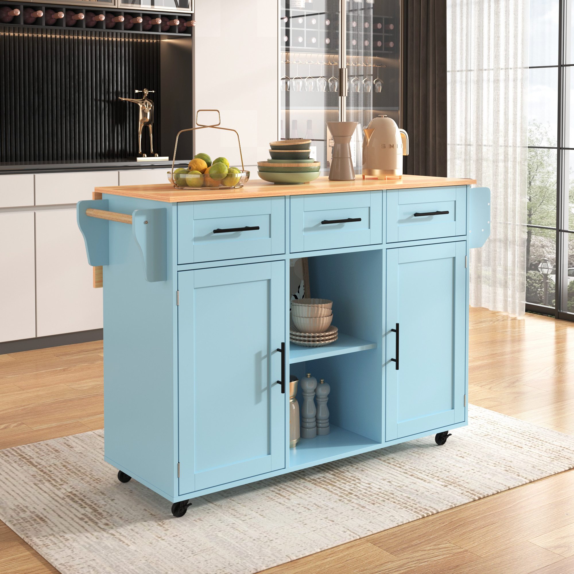 HAUSS SPOLE Sideboard Küchenwagen Buffetschrank mit günstig online kaufen