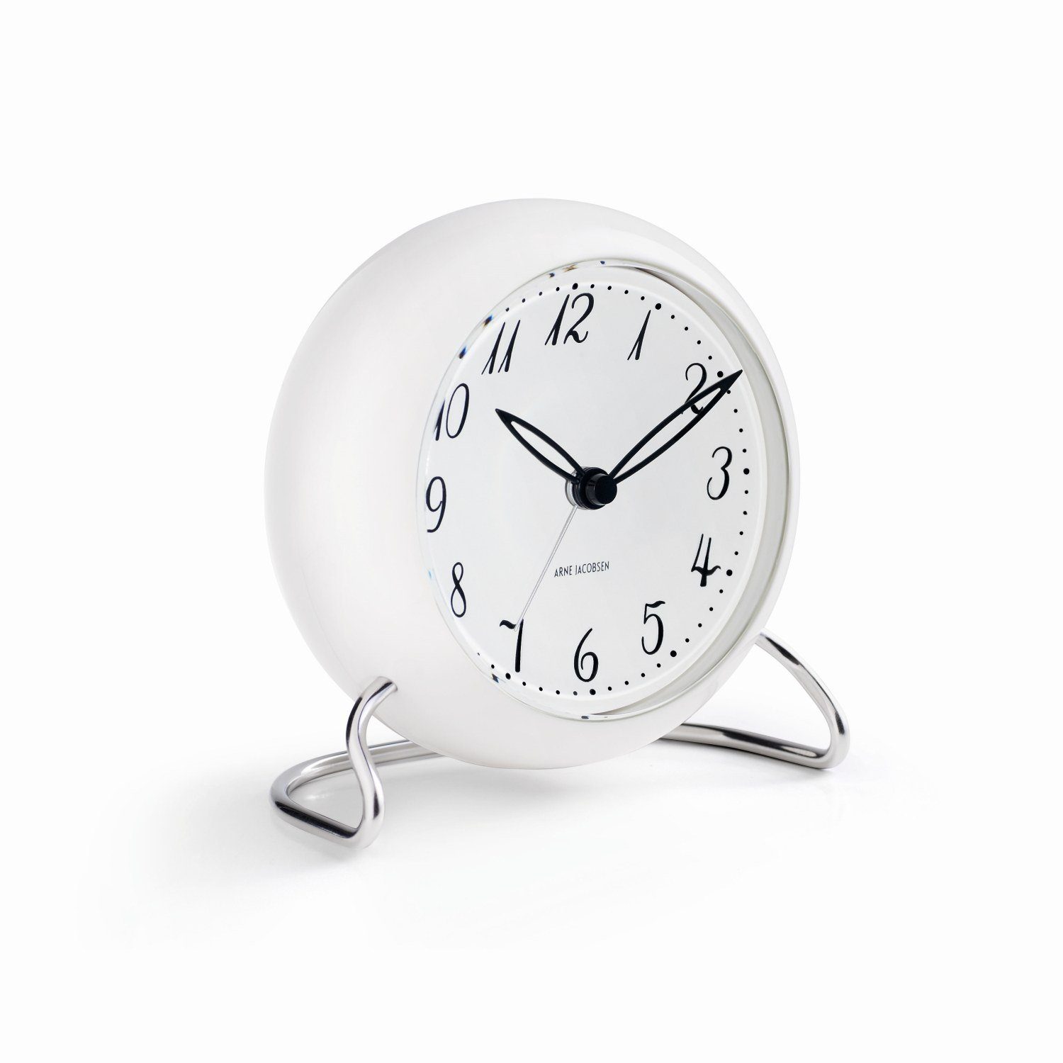 Arne Jacobsen Wecker LK Weiß