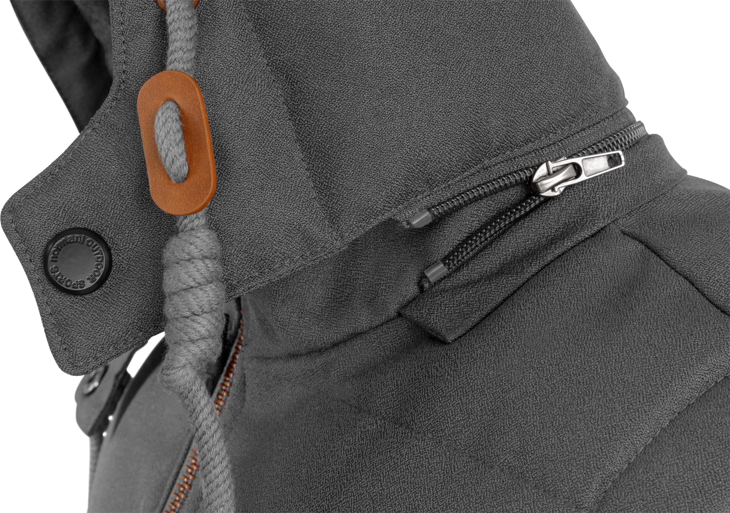 normani Funktionsweste Damen Winter-Steppweste Paihia Winddichte Winterweste mit Kapuze, Stehkragen und Seitentaschen