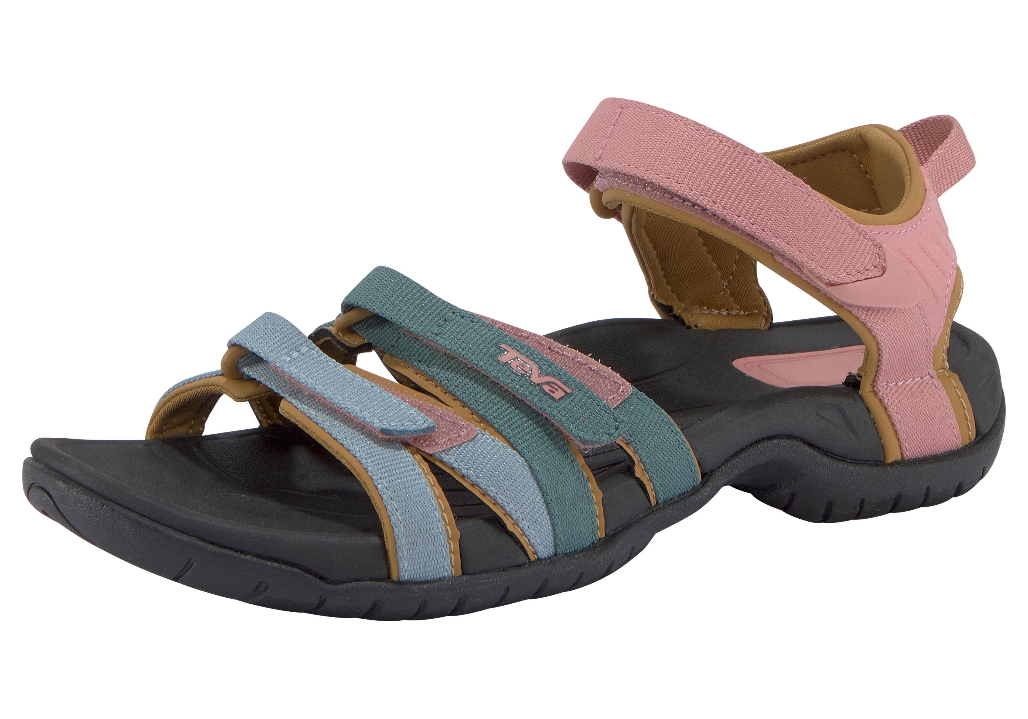 Teva Tirra Sandale mit Klettverschluss rosa-blau