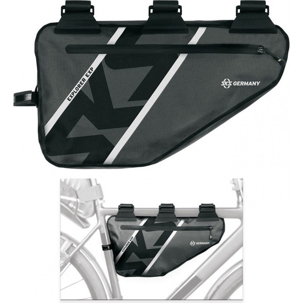 SKS Fahrradtasche EXPLORE Frame Bag EXP Fahrradtaschen Robuste Rahmenbefestigung
