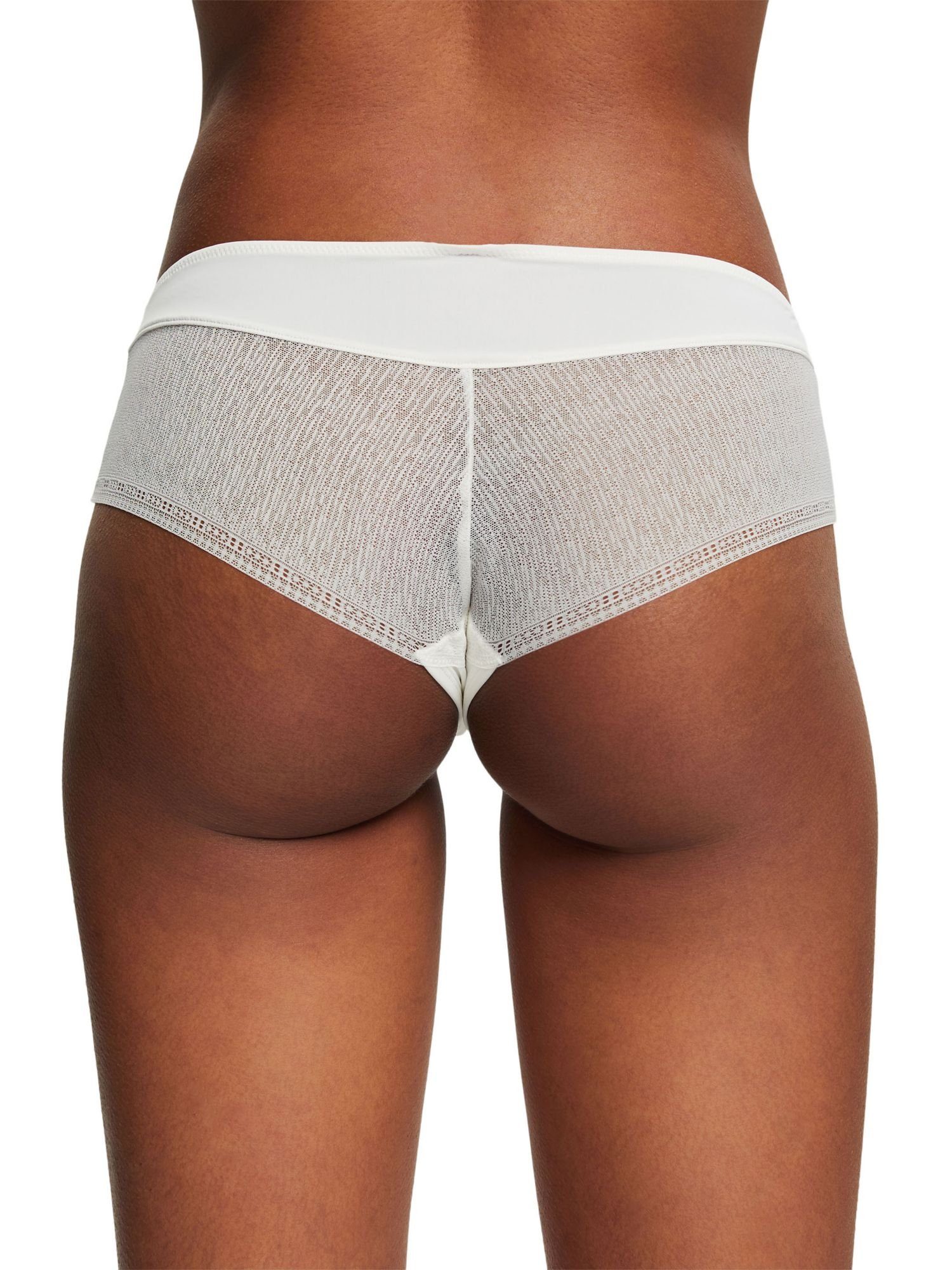OFF Recycling-Material Spitze WHITE Hipster-Shorts mit Esprit Hipster aus