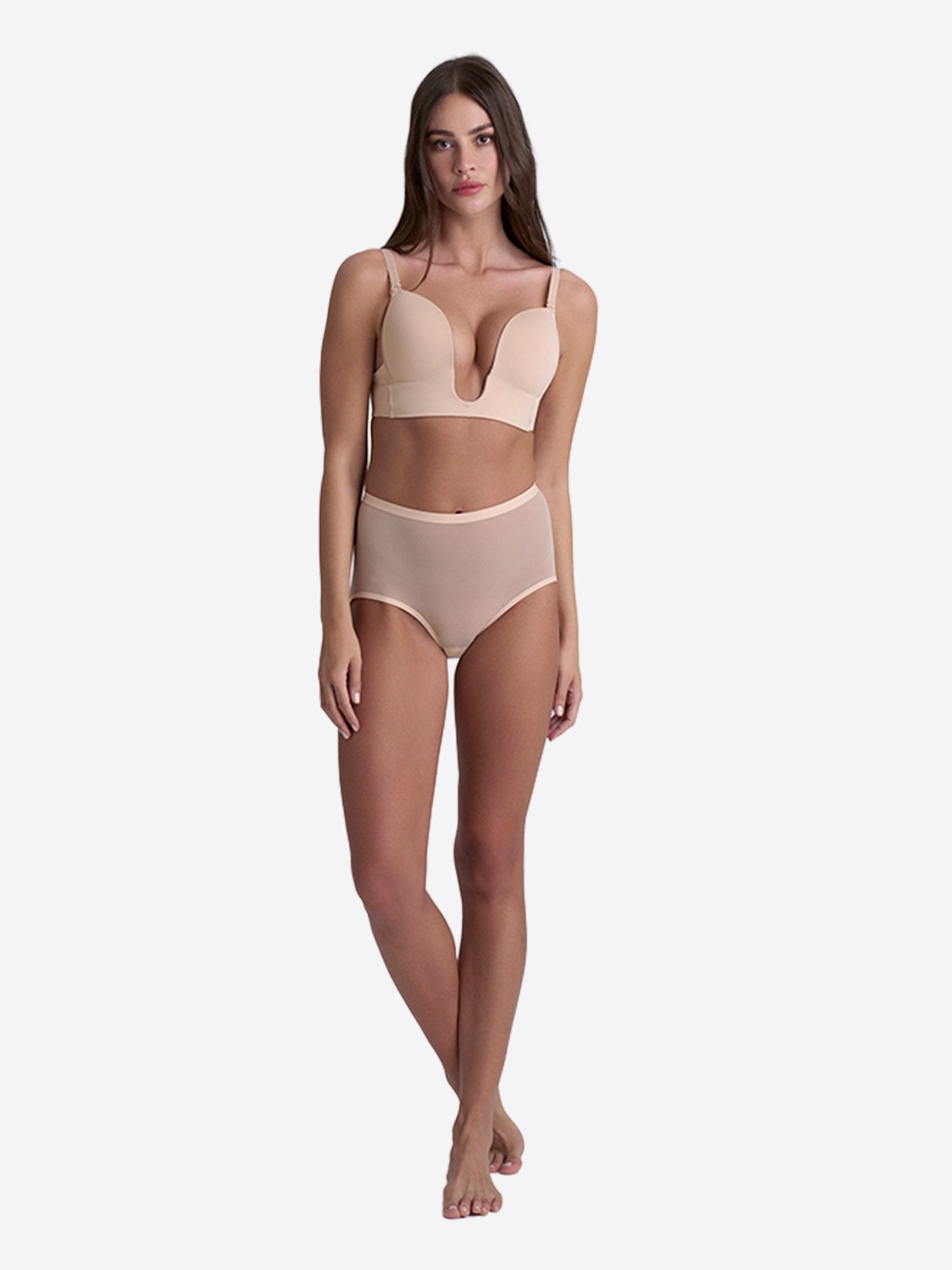 Shapingslip Forming Tulle Mid Waist Brief