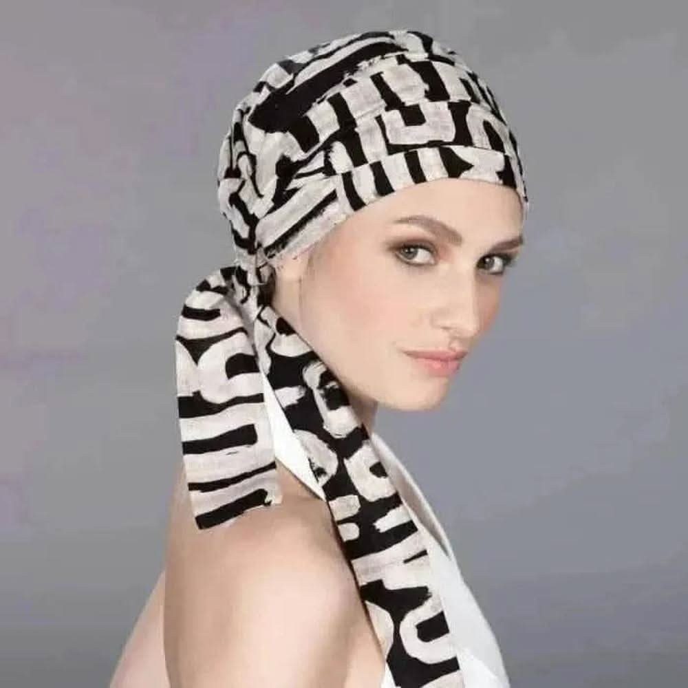 Ellen Wille Kopftuch Ellen Wille Ama Fina, Leichter Turban mit langen Bindebändern und sanfter Raffung