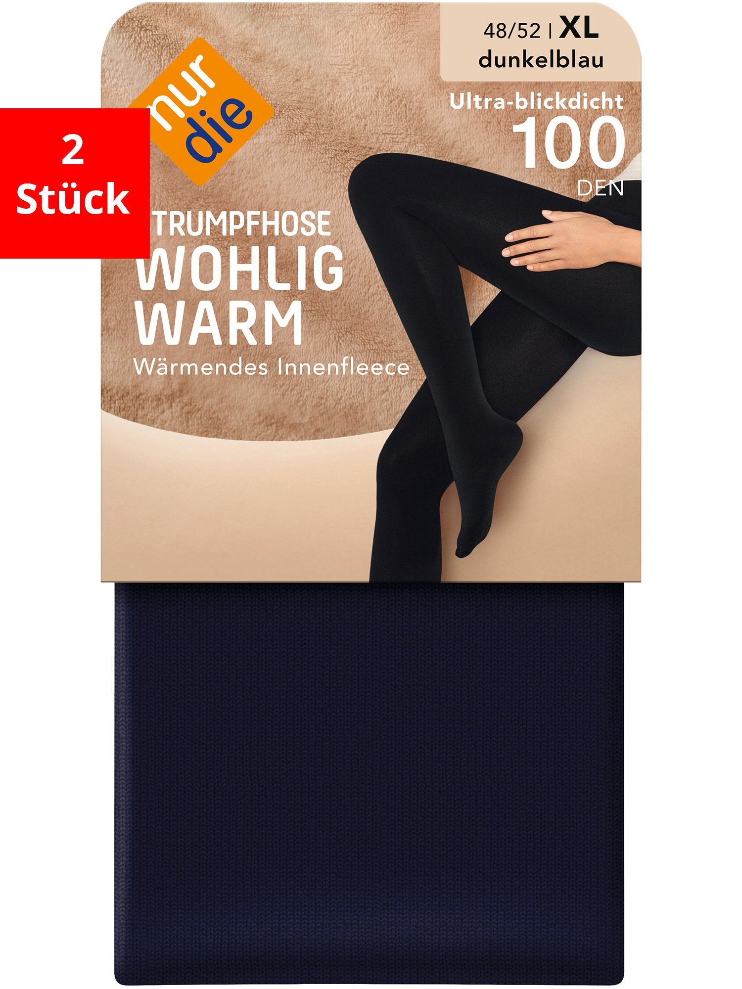 100 Feinstrumpfhose (2 Die Nur St) DEN Wohlig-Warm