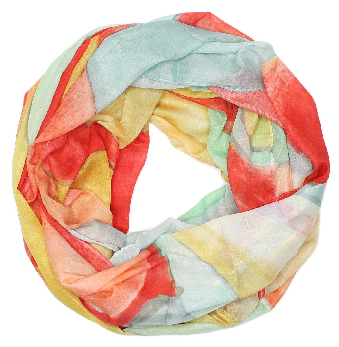 Loop Damen Loopschal mit Farbverlauf – Leichter Sommer Schlauchschal
