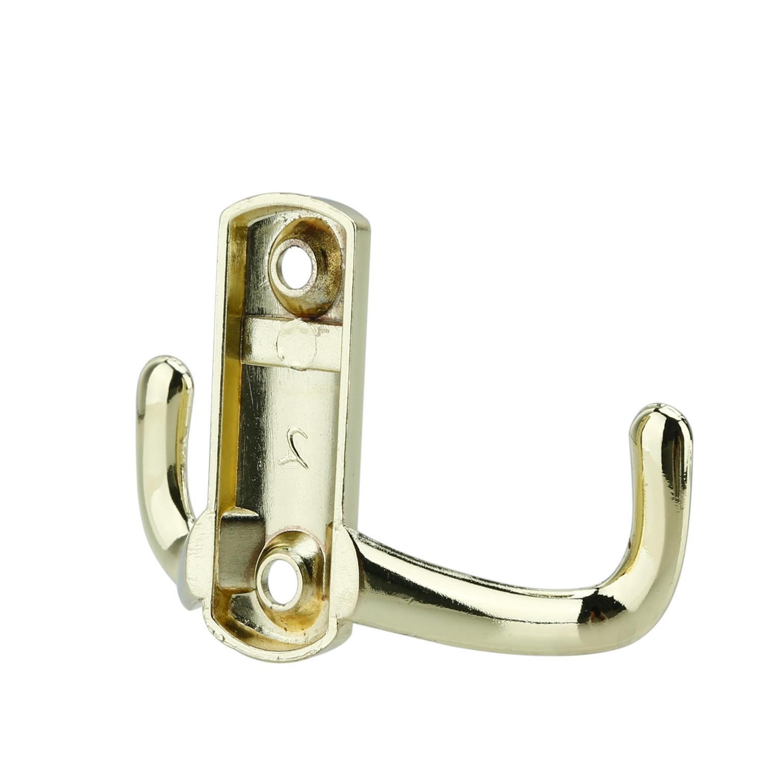 Intirilife Kleiderhaken, (Doppel Garderobenhaken in Gold, günstig online kaufen