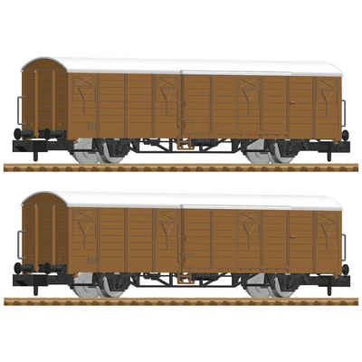 Fleischmann Güterwagen N 2er-Set Gedeckte Güterwagen der DB-AG