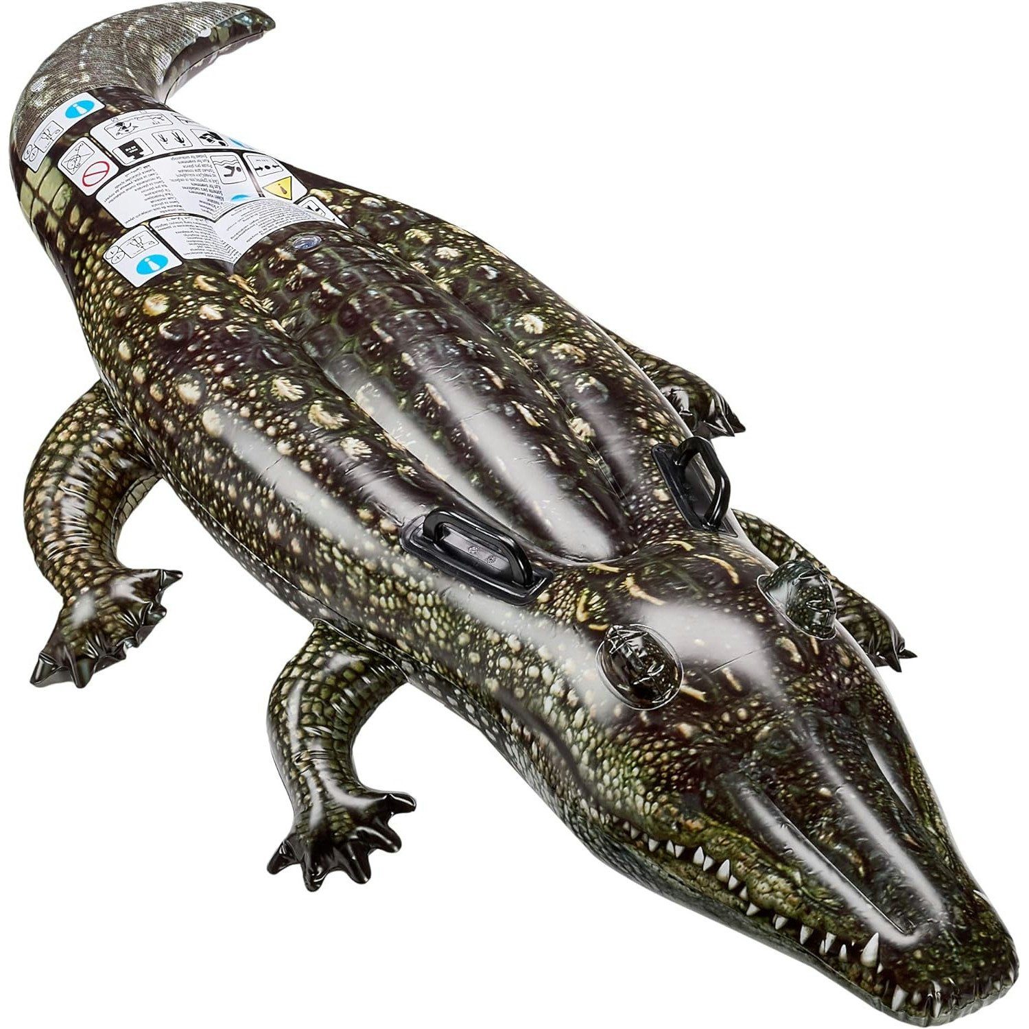Schwimmtier realistisches Krokodil (170x86cm)