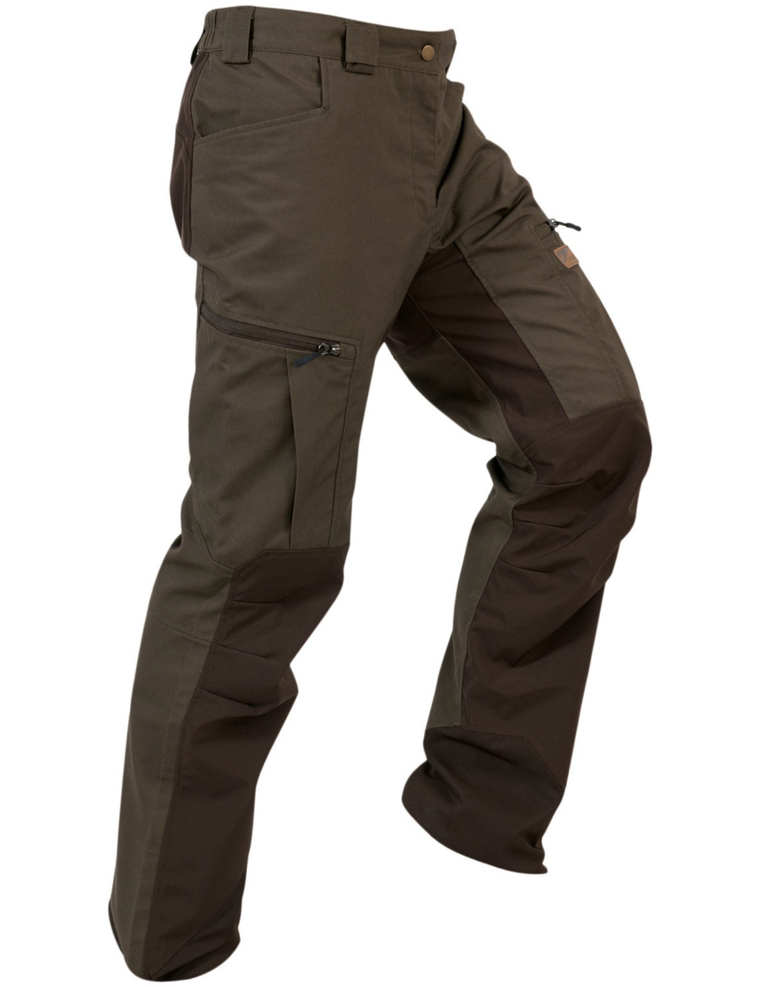 Outdoorhose Stretch-Funktionshose "Denver" Jagdhose Herren oliv/braun Jägerhose