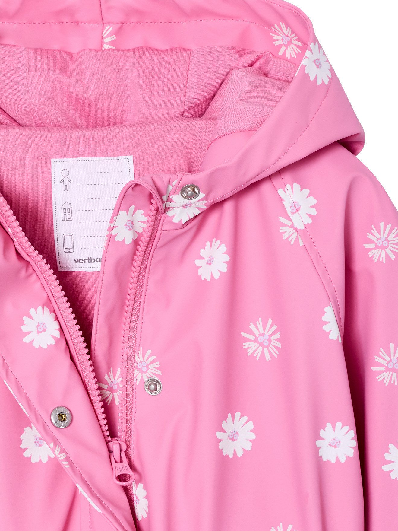 vertbaudet Regenjacke Mädchen Regenjacke mit Zauber-Trick – Bild 4 von 5