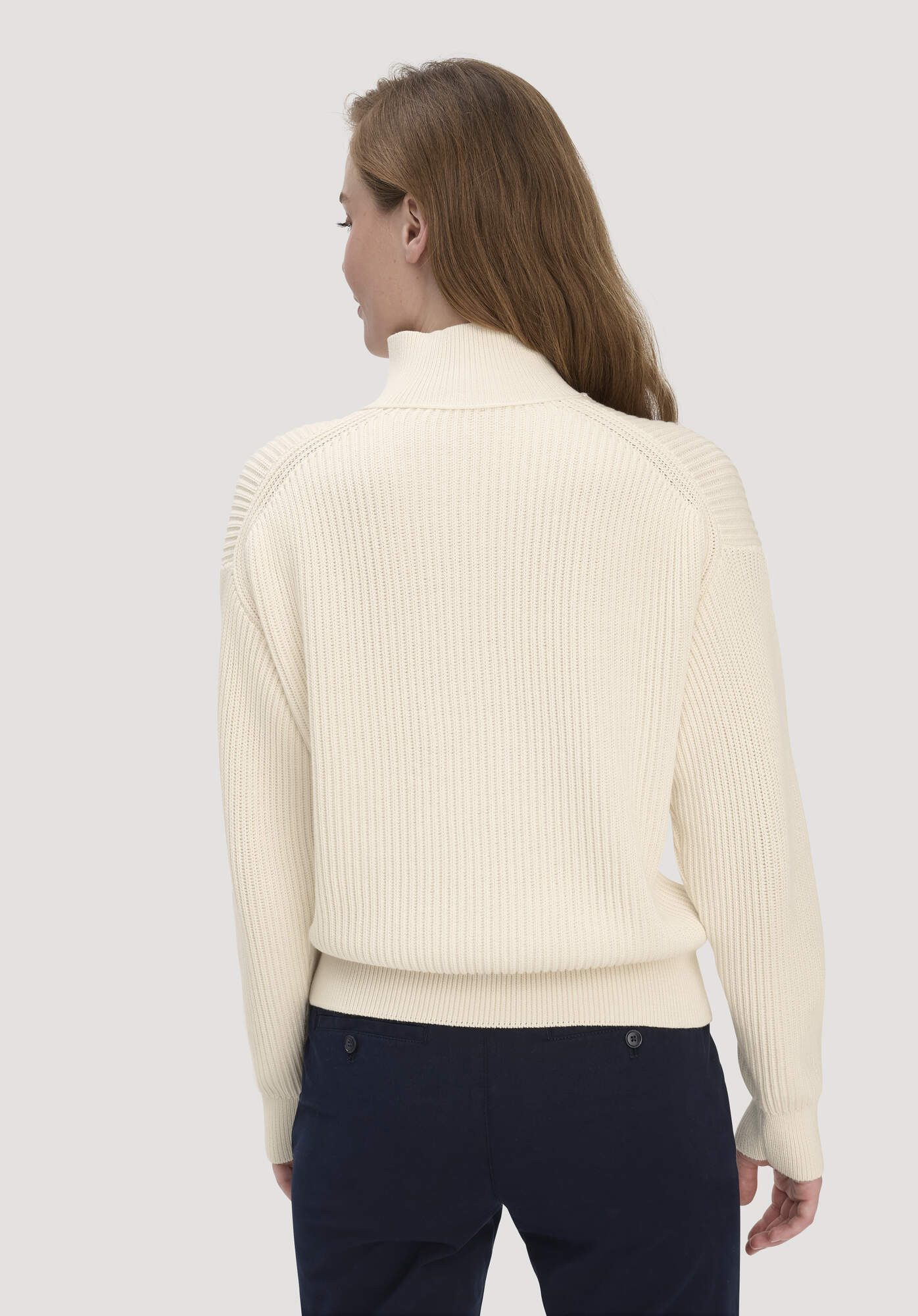 Hessnatur Strickpullover Relaxed aus reiner Bio-Baumwolle (1-tlg)