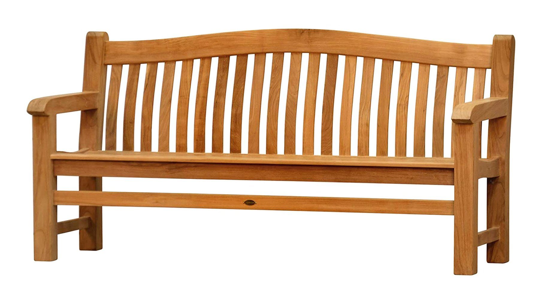 Kai Wiechmann Gartenbank Premium Teakholzbank 3-Sitzer, wetterfeste Teak Gartensitzbank, nachhaltige und unbehandelte Teakbank